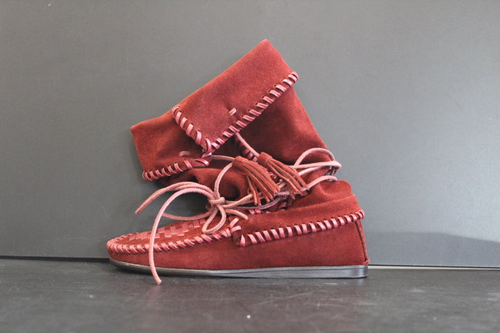 ISABEL MARANT WINKI BOOT BURGUNDY