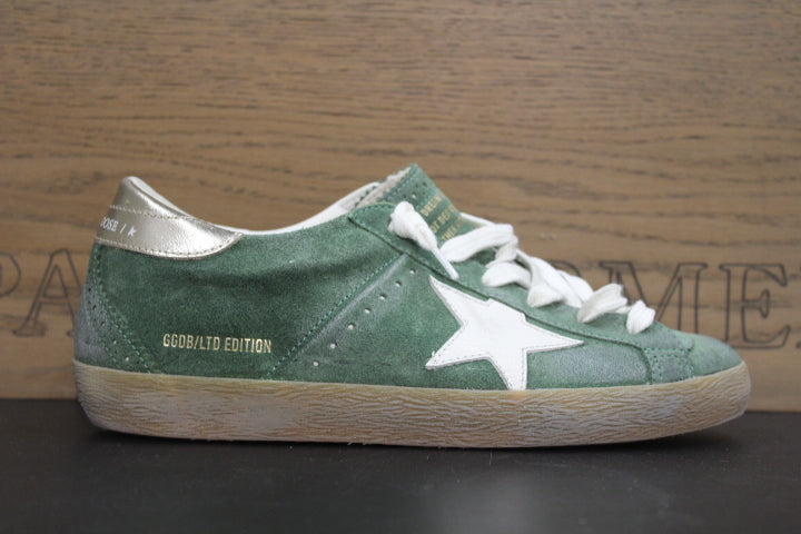 GOLDEN GOOSE SUPERSTAR GREEN WHITE