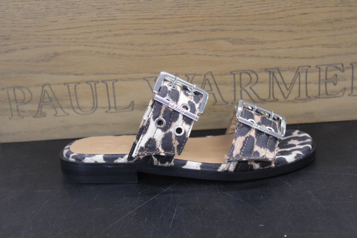 GANNI SLIDE LEOPARD