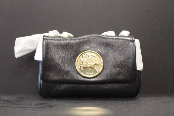 CHLOE HERITAGE SMALL CROSSBODY BLACK