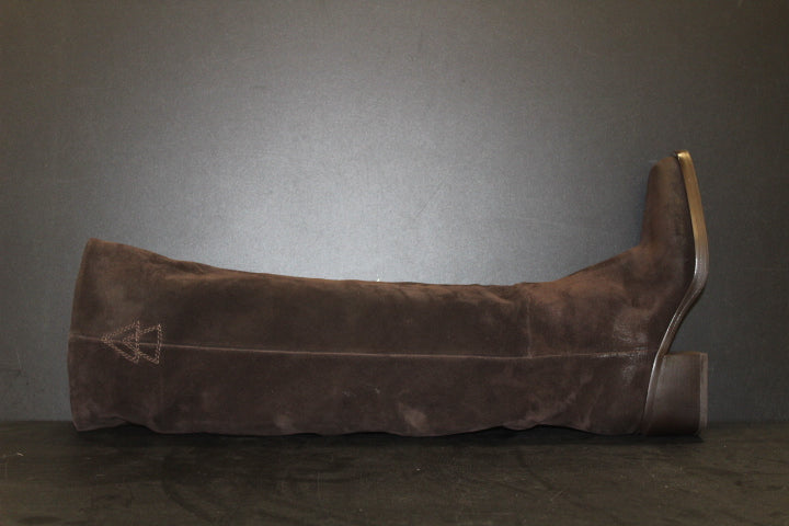 ELENA IACHI LONG BOOT SQUARE BROWN