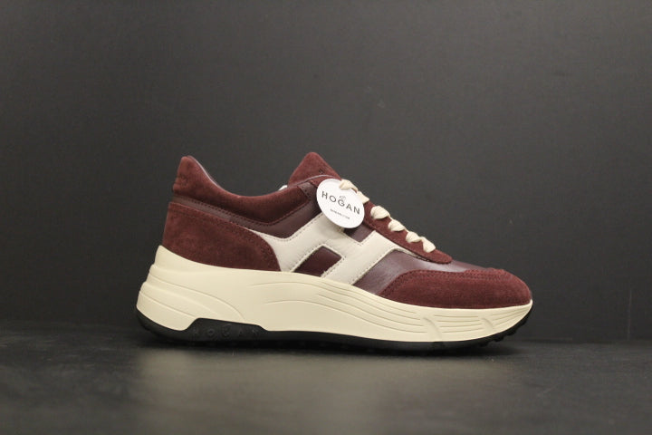 HOGAN H669 RUNNING BORDO LEATHER