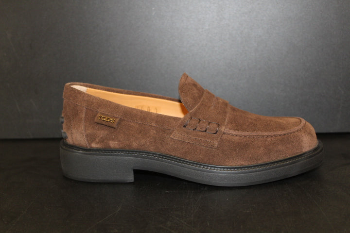 TOD'S LOAFER BROWN SUEDE