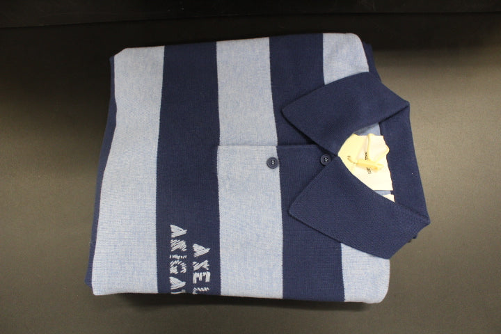 AXEL ARIGATO FREY POLO SWEARER NAVY BLUE