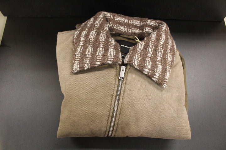 AXEL ARIGATO AXIS DENIM JACKET BROWN