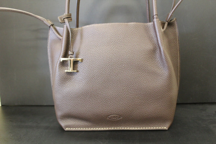 TOD'S BUCKET BAG MEDIUM BROWN