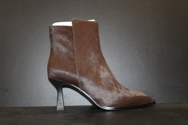 LOLA CRUZ BOOTIE HAIRCALF BROWN