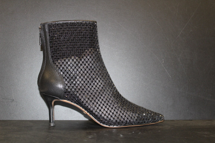 LOLA CRUZ BOOTIE MESH BLACK