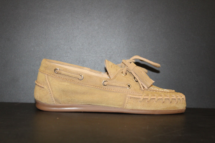 POSA BOAT LOAFER FRINGE TAN
