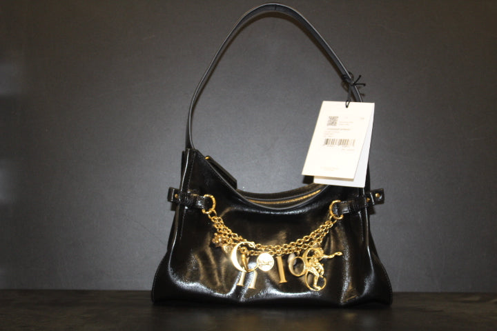 CHLOE CHARMS HOBO BAG BLACK