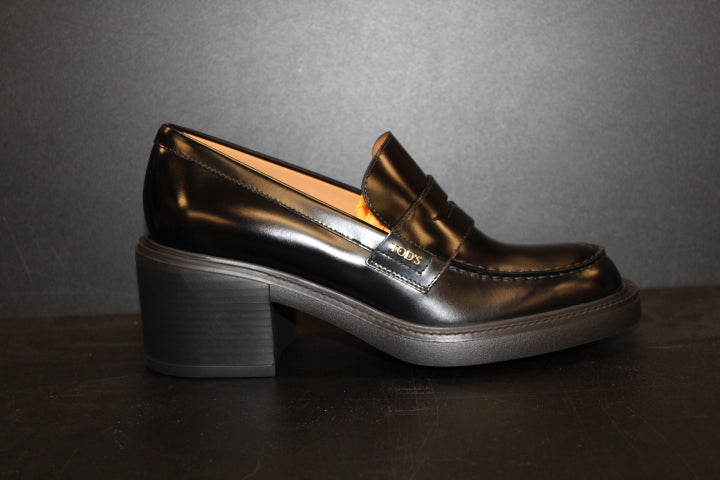 TOD'S LOAFER LEATHER BLACK