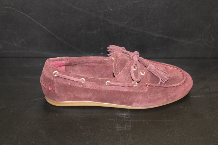 TORAL SHIMA BOAT SHOE BURGUNDY