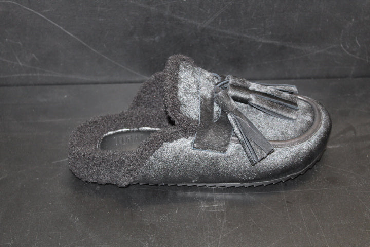 TORAL ARIANA MULE BLACK HAIRCALF