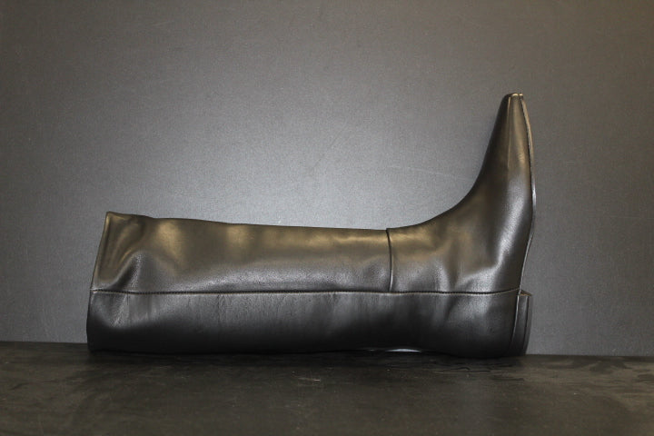 TORAL GIGI LONGBOOT SQUARE FLAT BLACK
