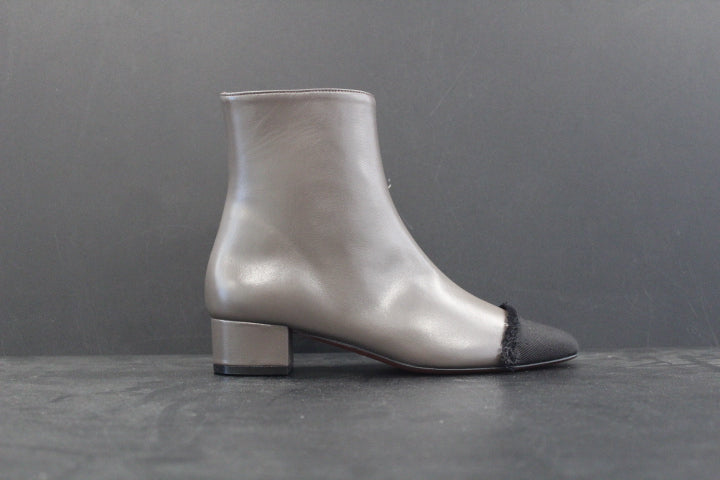 PAUL WARMER BOOTIE TOECAP DARK GREY