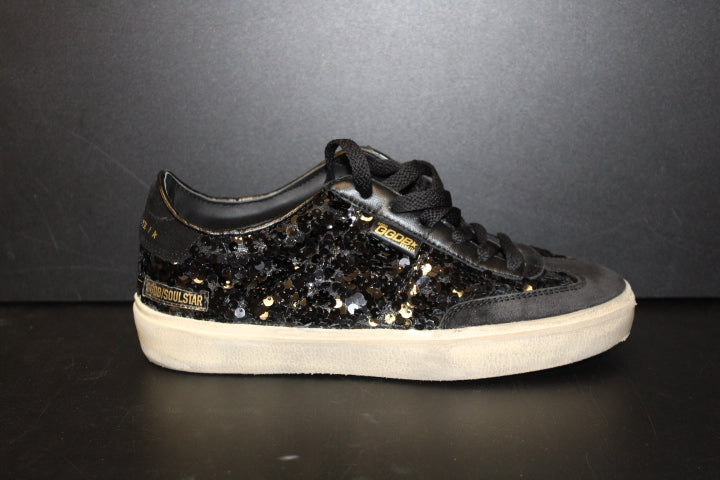 GOLDEN GOOSE SOUL STAR PAILLETTES BLACK