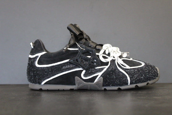 NAKED WOLFE ADORED BLACK HAIRY SNEAKER
