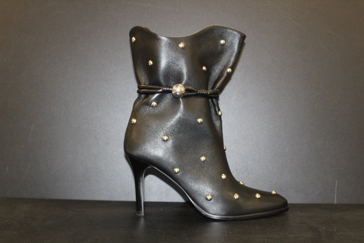 ISABEL MARANT LOLYA BOOTIE BLACK SILVER STUDS