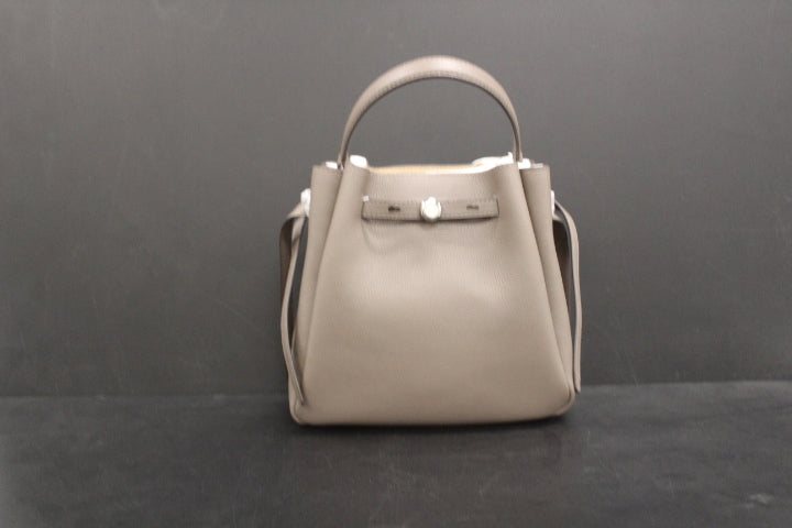 TORY BURCH ROMY BUCKET WILD MUSHROOM