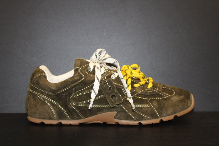 NOKWOL ATLAS SNEAKER KHAKI SUEDE