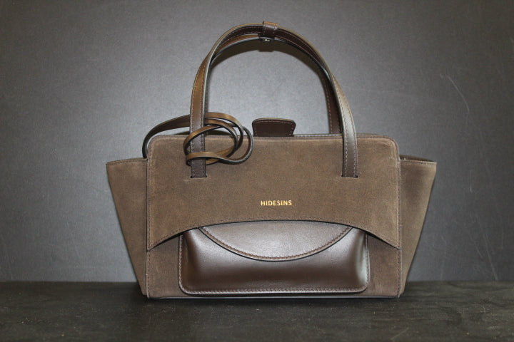 HIDESINS BAG FLAP S DARK BROWN