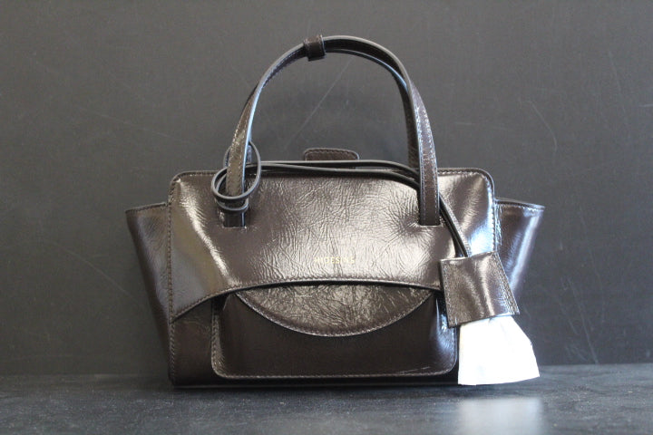 HIDESINS BAG FLAP S CRACKED BROWN