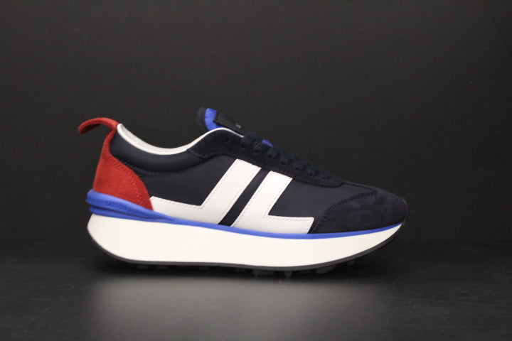 LANVIN BUMPR SNEAKER WHITE BLACK NAVY