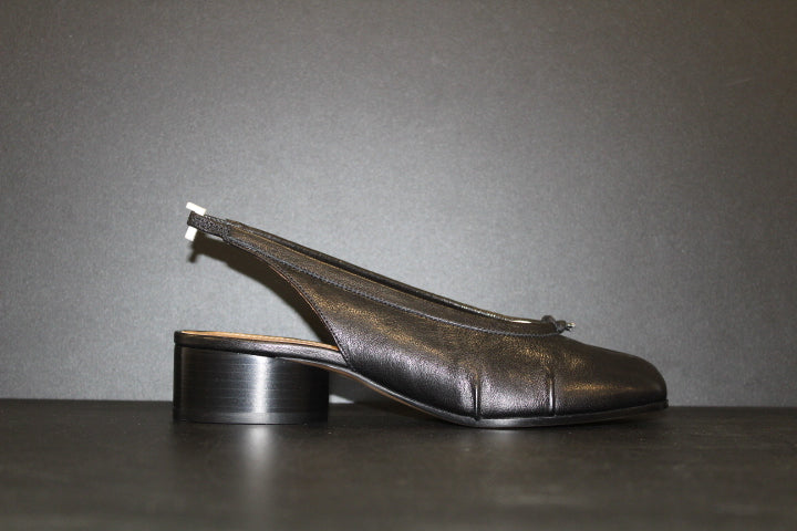 MAISON MARGIELA NEW TABI SLINGBACK BLACK