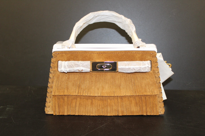 TORY BURCH MINI LEE RADZIWILL SUEDE FRINGE
