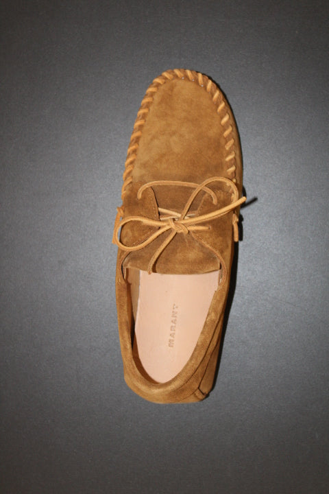 ISABEL MARANT MOCASINE MAN COGNAC
