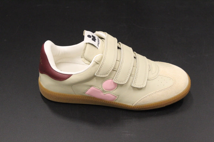 ISABEL MARANT BETH SNEAKER ECRU PINK