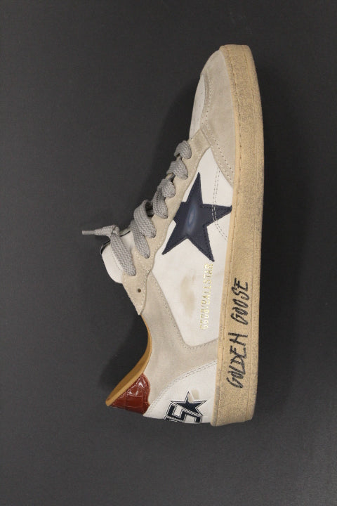 GOLDEN GOOSE BALLSTAR WHITE INK ICE