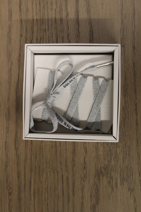 GOLDEN GOOSE KIT LACE SILVER