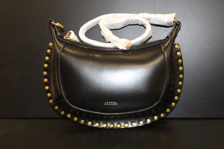 ISABEL MARANT OSKAN MOON BLACK LEATHER