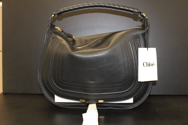 CHLOE MARCIE SHOULDER BAG MED BLACK