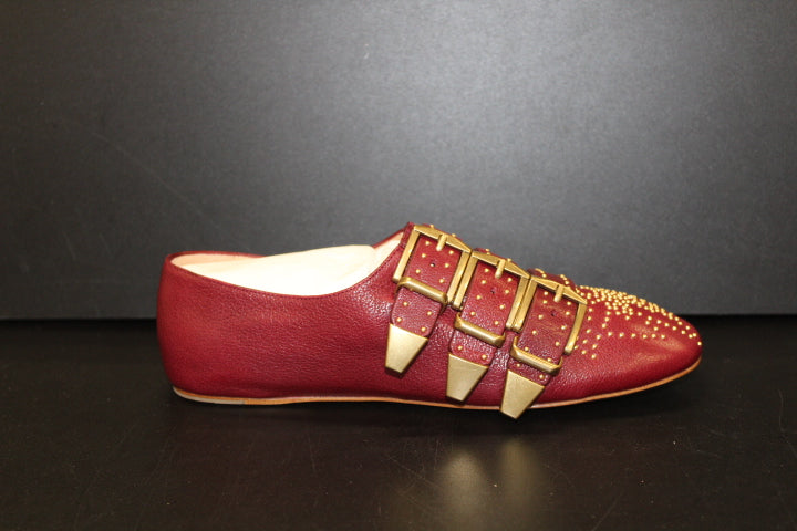 CHLOE SUSANNA FLAT GRENAT