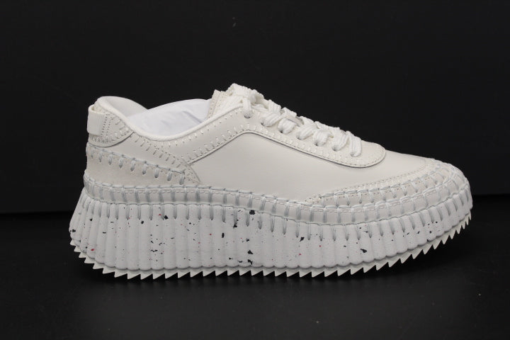CHLOE NAMA SNEAKER BRILLIANT WHITE
