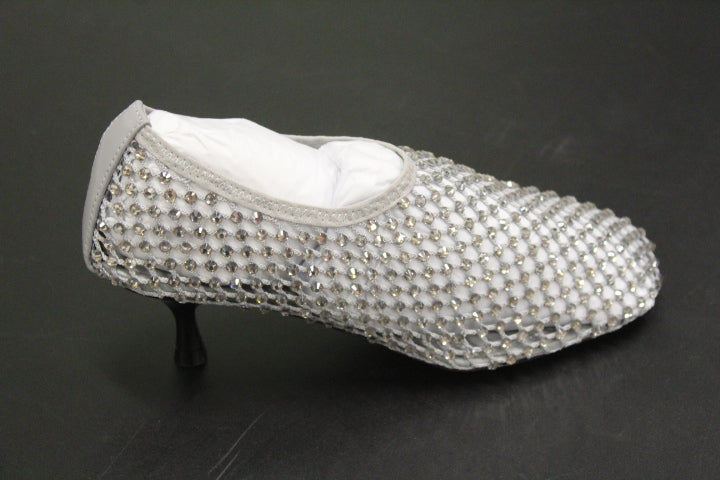 STRATEGIA CRYSTAL HEELS LIGHT GREY