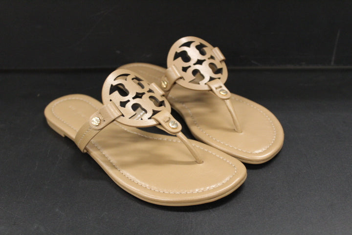 TORY BURCH MILLER SANDAL ALMOND FLOUR
