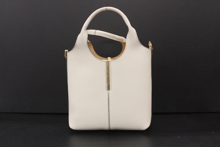 TOD'S TOTE SHOPPING BAG MINI WHITE