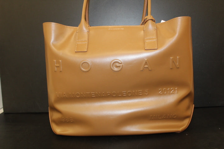 HOGAN ADDRESS SHOPPING BAG MEDIUM TAN