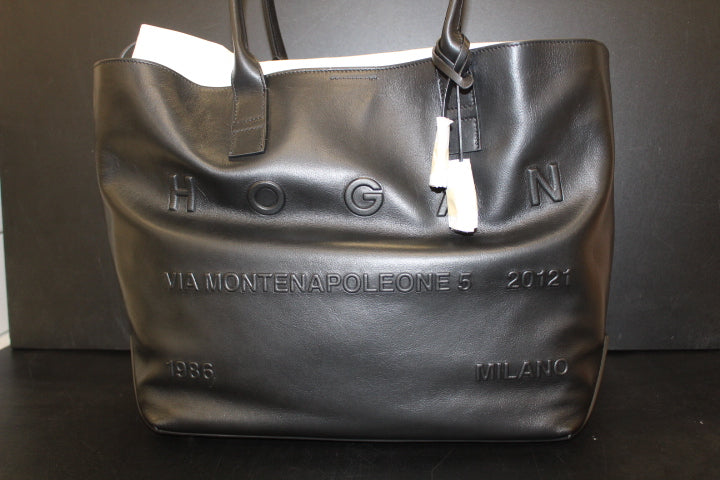 HOGAN ADDRESS SHOPPING BAG MEDIUM BLACK