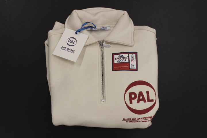 PAL PRE GAME HALF ZIP MARSHMALLOW WOMEN