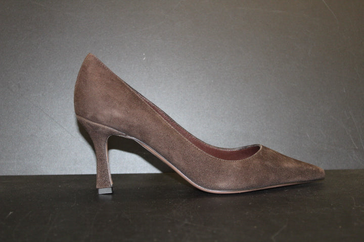 PAUL WARMER KATE PUMP BROWN SUEDE