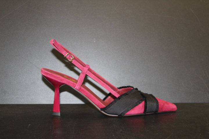 PAUL WARMER IRIS SLINGBACK BURGUNDY