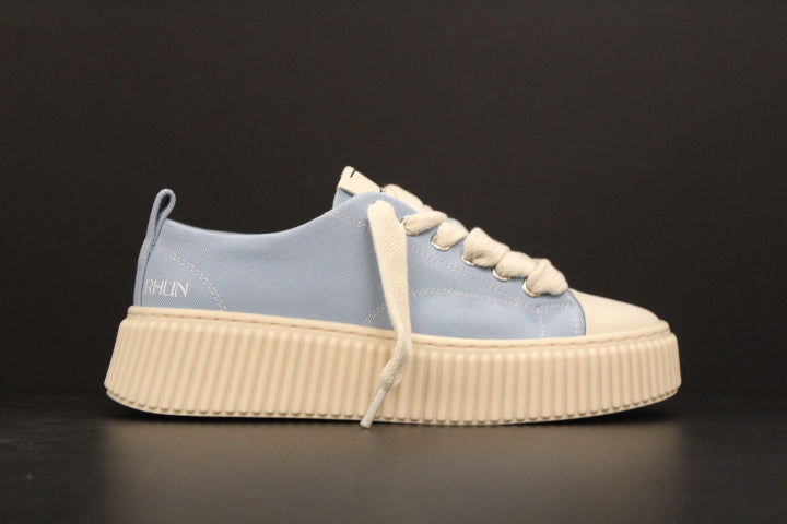 RHUN TREBLE SNEAKER SKY BLUE CANVAS