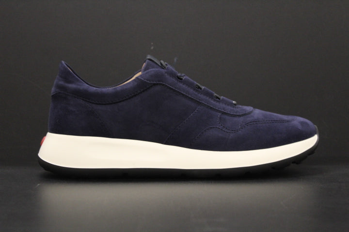 TOD'S  RED DOT SNEAKER PASHMY SUEDE NAVY
