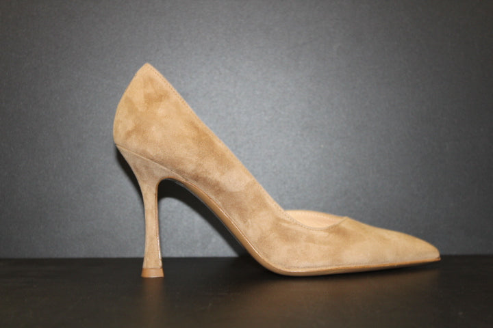PAUL WARMER D'ORSAY PUMP CAMEL SUEDE