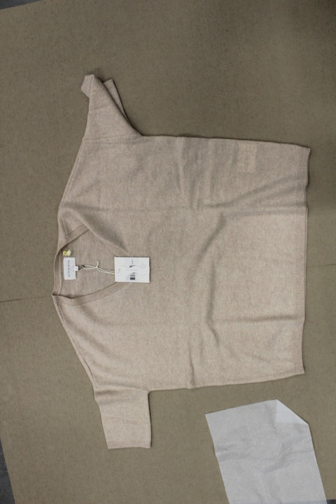 LES TRICOTS DE LEA CASHMERE PULL BEIGE CHINE