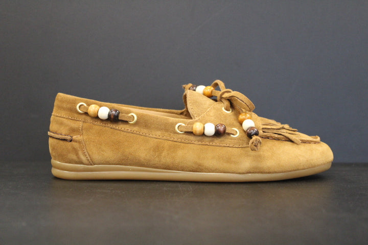 TORAL BOAT SHOE FRINGES TAN